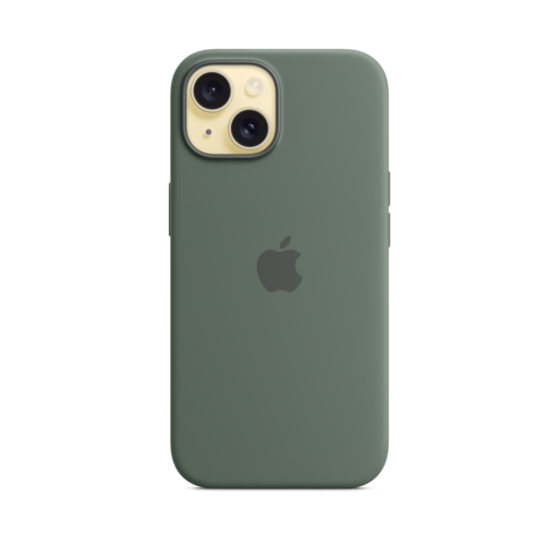 iPhone 15 Silicone Case with MagSafe — Cypress