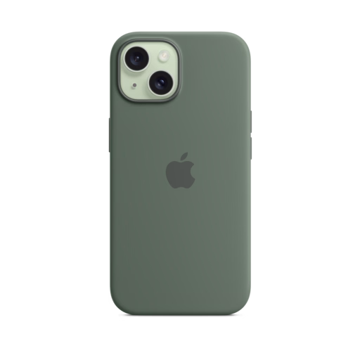 iPhone 15 Silicone Case with MagSafe — Cypress
