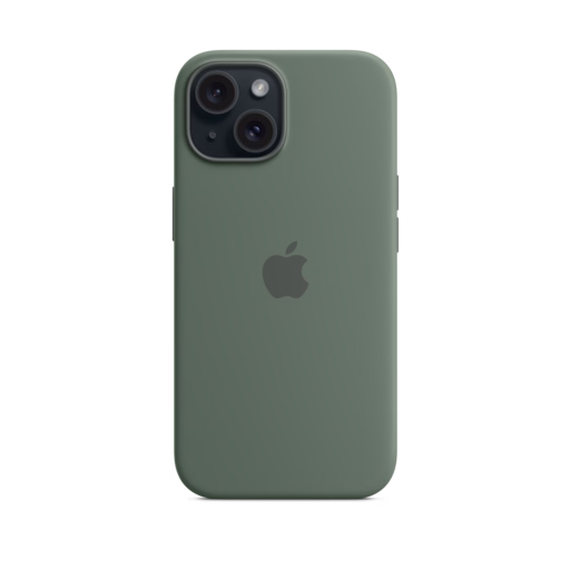 iPhone 15 Silicone Case with MagSafe — Cypress
