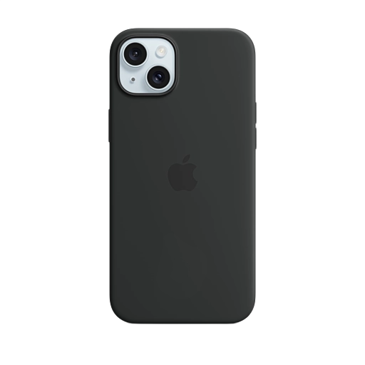 iPhone 15 Plus Silicone Case — Black
