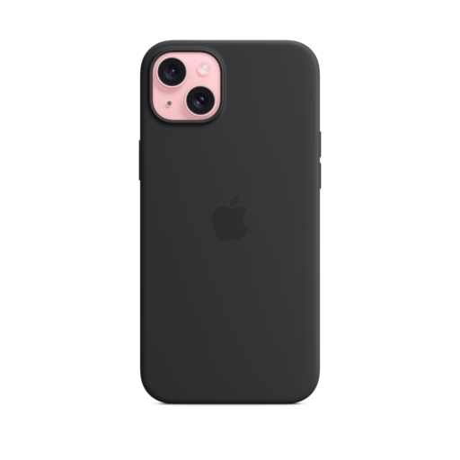 iPhone 15 Plus Silicone Case with MagSafe — Black