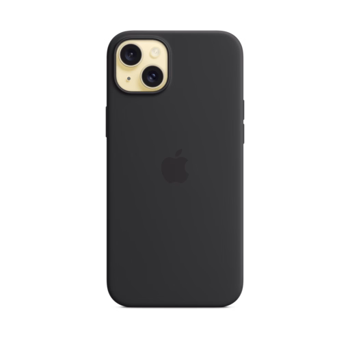 iPhone 15 Plus Silicone Case with MagSafe — Black