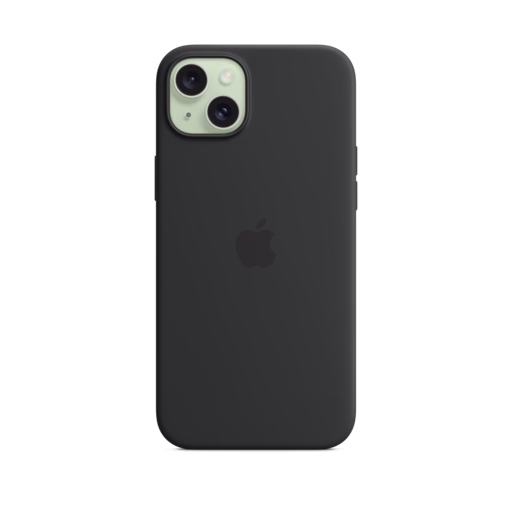 iPhone 15 Plus Silicone Case with MagSafe — Black