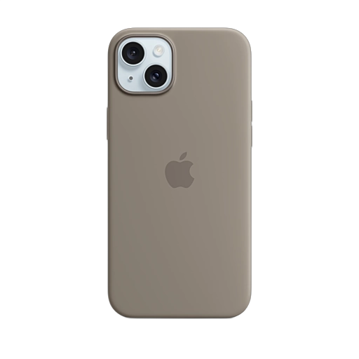 iPhone 15 Plus Silicone Case — Clay