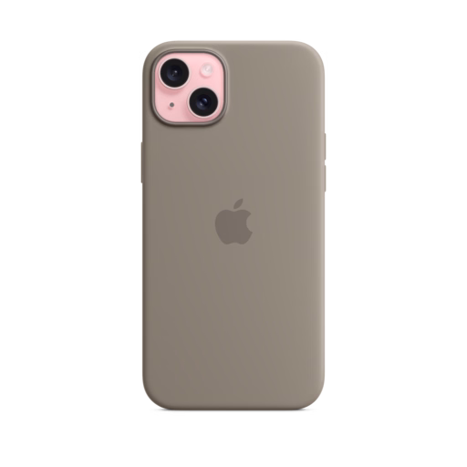 iPhone 15 Plus Silicone Case with MagSafe — Clay