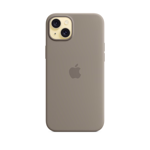 iPhone 15 Plus Silicone Case with MagSafe — Clay
