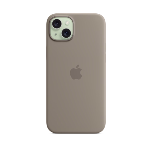 iPhone 15 Plus Silicone Case with MagSafe — Clay