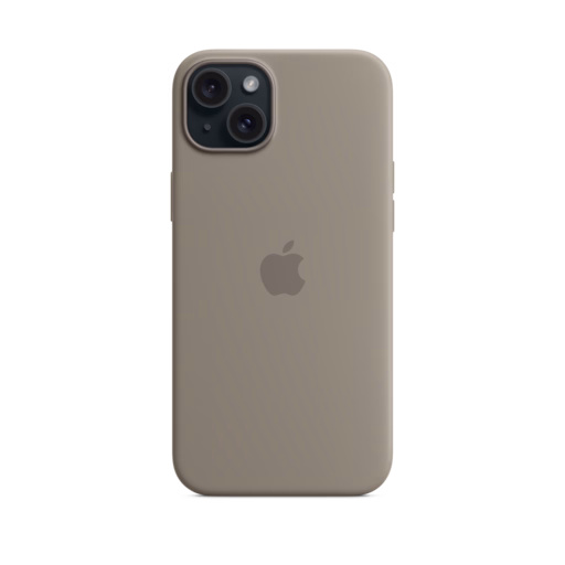 iPhone 15 Plus Silicone Case with MagSafe — Clay