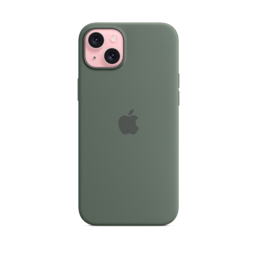 iPhone 15 Plus Silicone Case with MagSafe — Cypress