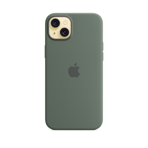 iPhone 15 Plus Silicone Case with MagSafe — Cypress