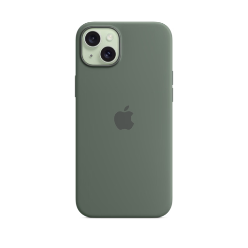 iPhone 15 Plus Silicone Case with MagSafe — Cypress
