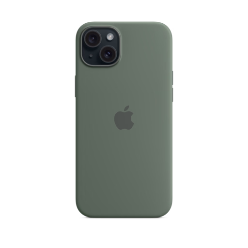 iPhone 15 Plus Silicone Case with MagSafe — Cypress