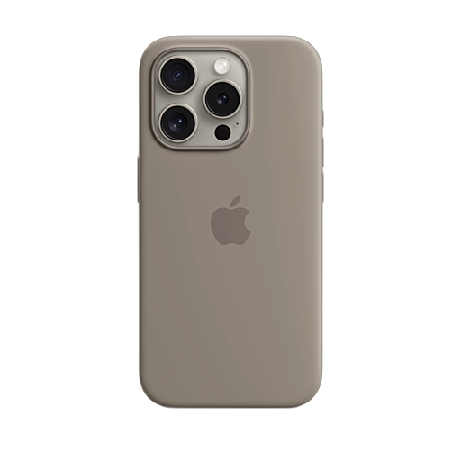 iPhone 15 Pro Silicone Case — Clay