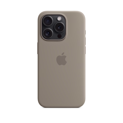iPhone 15 Pro Silicone Case with MagSafe — Clay