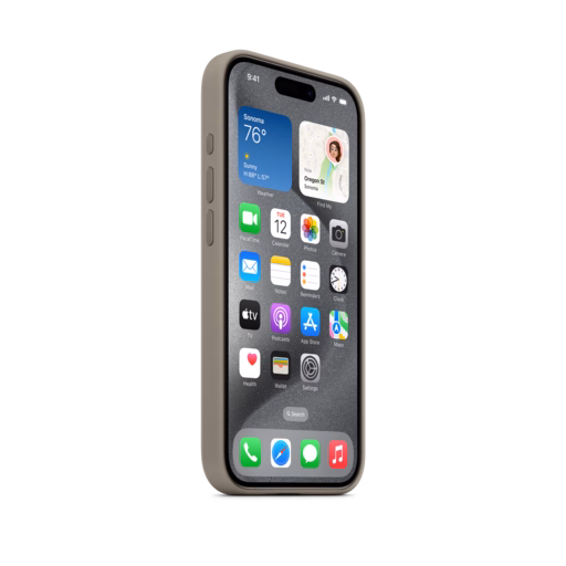 iPhone 15 Pro Silicone Case with MagSafe — Clay