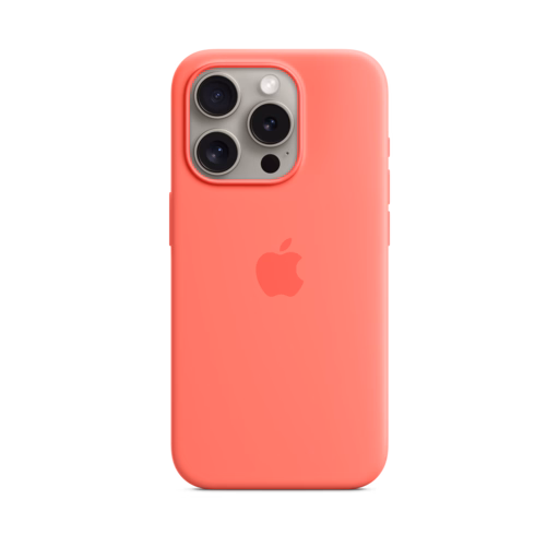 iPhone 15 Pro Silicone Case — Guava