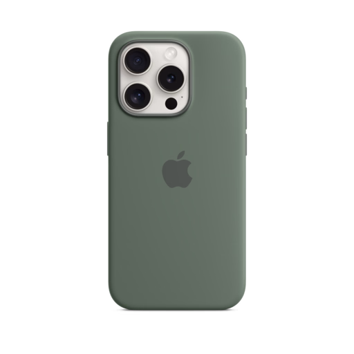 iPhone 15 Pro Silicone Case with MagSafe — Cypress