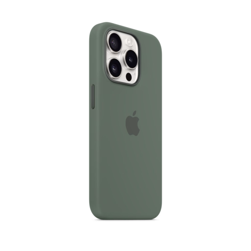 iPhone 15 Pro Silicone Case with MagSafe — Cypress