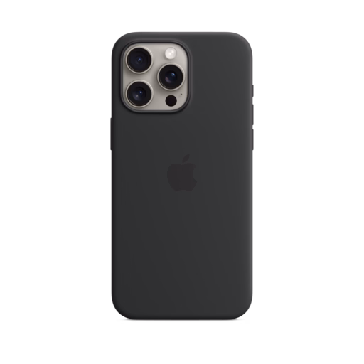iPhone 15 Pro Max Silicone Case — Black