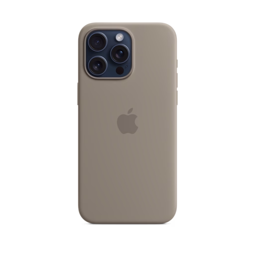 iPhone 15 Pro Max Silicone Case with MagSafe — Clay