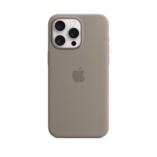 iPhone 15 Pro Max Silicone Case with MagSafe — Clay