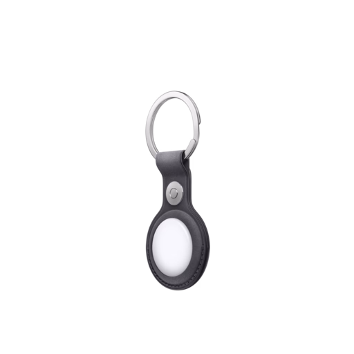 AirTag FineWoven Key Ring — Black