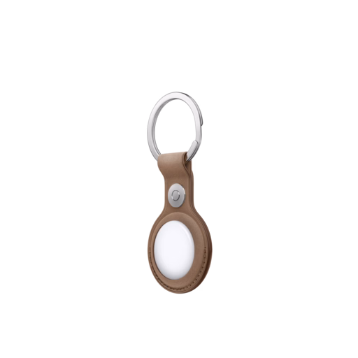AirTag FineWoven Key Ring — Taupe