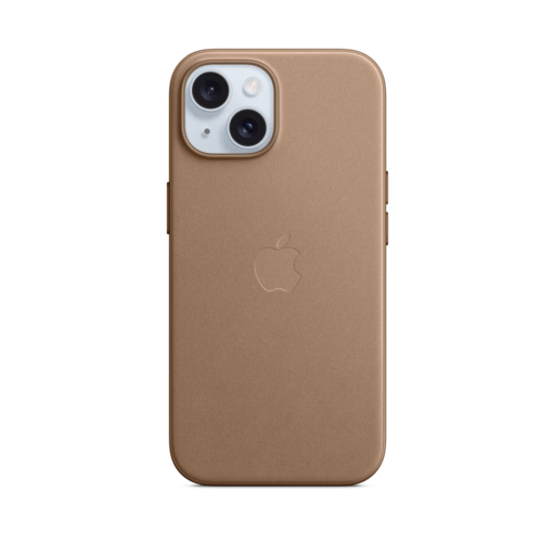 iPhone 15 FineWoven Case — Taupe