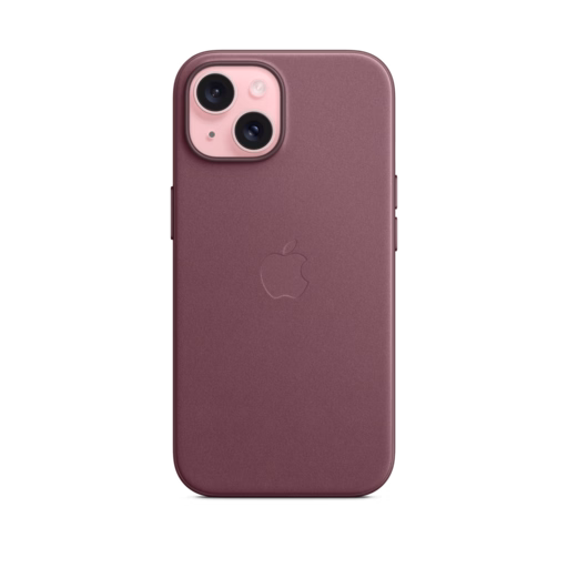 iPhone 15 FineWoven Case with MagSafe — Mulberry