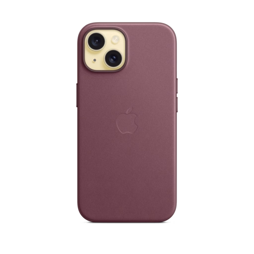 iPhone 15 FineWoven Case with MagSafe — Mulberry