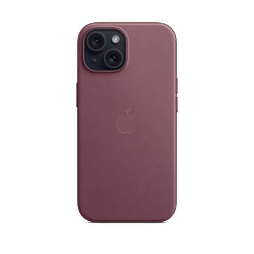 iPhone 15 FineWoven Case with MagSafe — Mulberry