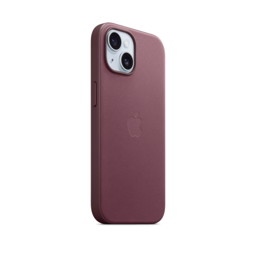 iPhone 15 FineWoven Case with MagSafe — Mulberry