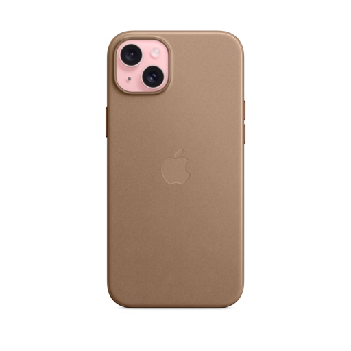 iPhone 15 Plus FineWoven Case with MagSafe — Taupe