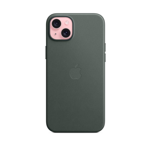 iPhone 15 Plus FineWoven Case with MagSafe — Evergreen