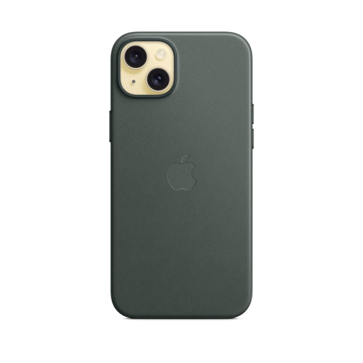 iPhone 15 Plus FineWoven Case with MagSafe — Evergreen