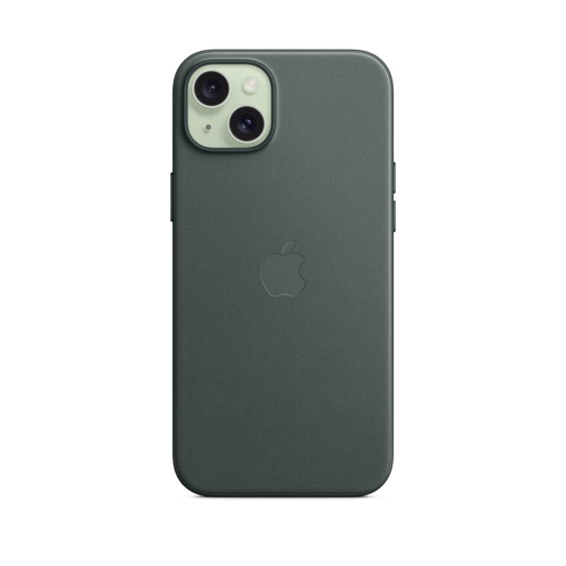 iPhone 15 Plus FineWoven Case with MagSafe — Evergreen