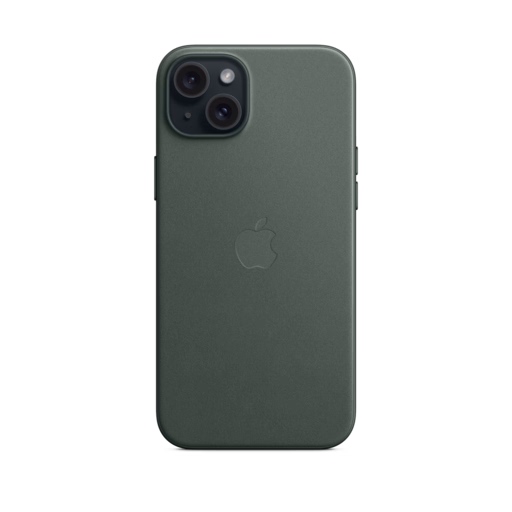 iPhone 15 Plus FineWoven Case with MagSafe — Evergreen