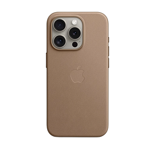 iPhone 15 Pro FineWoven Case — Taupe