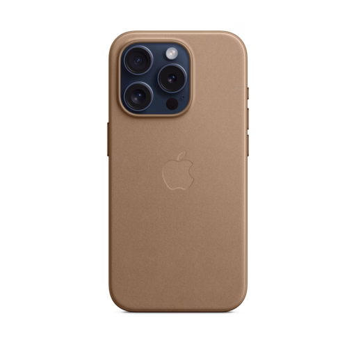 iPhone 15 Pro FineWoven Case with MagSafe — Taupe