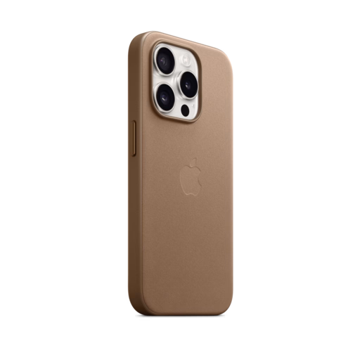 iPhone 15 Pro FineWoven Case with MagSafe — Taupe