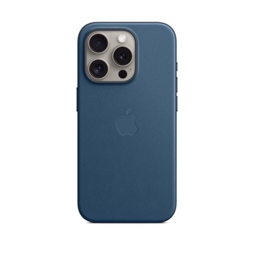 iPhone 15 Pro FineWoven Case — Pacific Blue