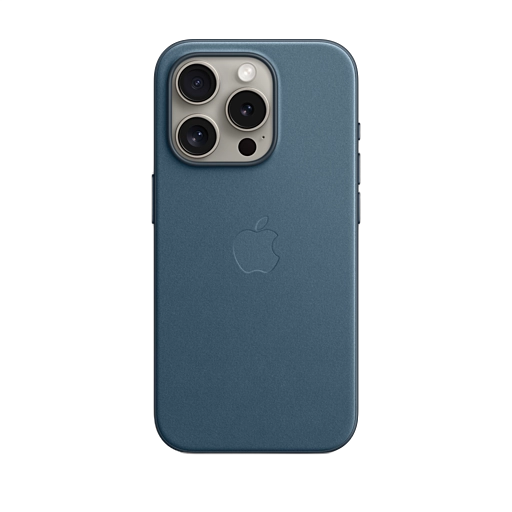 iPhone 15 Pro FineWoven Case — Pacific Blue