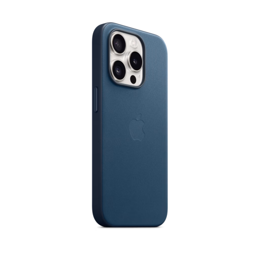 iPhone 15 Pro FineWoven Case with MagSafe — Pacific Blue