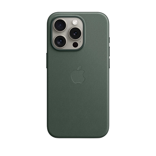 iPhone 15 Pro FineWoven Case — Evergreen