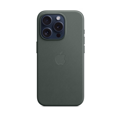 iPhone 15 Pro FineWoven Case with MagSafe — Evergreen