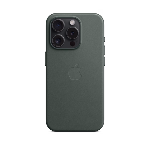 iPhone 15 Pro FineWoven Case with MagSafe — Evergreen