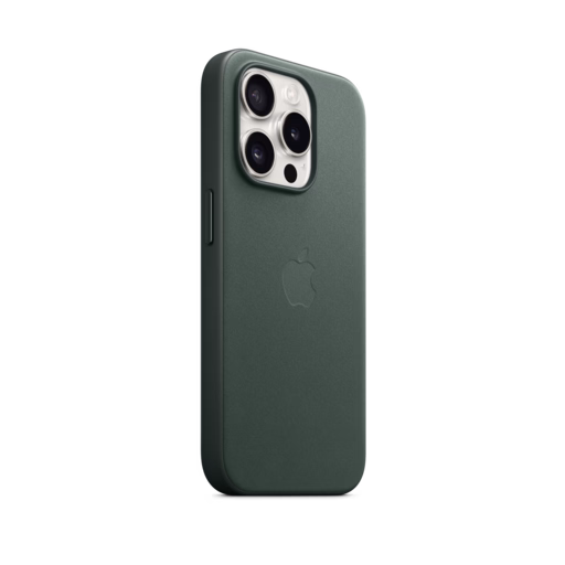 iPhone 15 Pro FineWoven Case with MagSafe — Evergreen