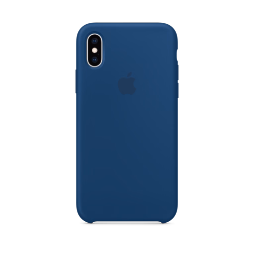 iPhone XS Silicone Case — Blue Horizon