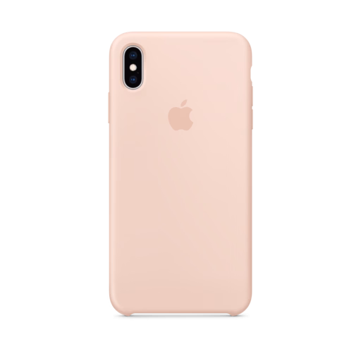 iPhone XS Max Silicone Case — Pink Sand