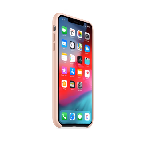 iPhone XS Max Silicone Case — Pink Sand